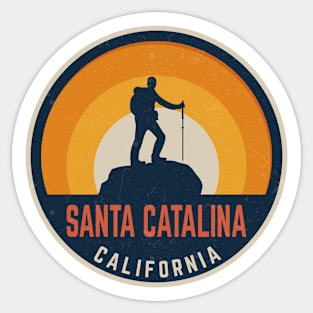 Santa Catalina California Hiking Sticker